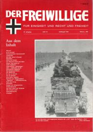 Der Freiwillige. Für Einigkeit und Recht und Freiheit 37. Jg, Heft 7-8 (Juli/Aug. 1991) Der Freiwillige. Für Einigkeit und Recht und Freiheit 37. Jg, Heft 7-8 (Juli/Aug. 1991)