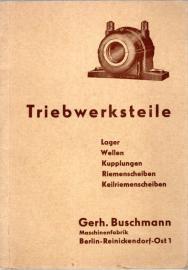 Triebwerksteile . Haupt-Katalog Nr. 18, Ausg. April 1952 Triebwerksteile . Haupt-Katalog Nr. 18, Ausg. April 1952