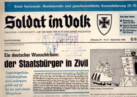 Soldat im Volk - Die Zeitung für alte und junge Soldaten. Jg. 19, Nr. 9 September 1969 Soldat im Volk - Die Zeitung für alte und junge Soldaten. Jg. 19, Nr. 9 September 1969