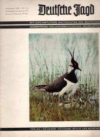 Deutsche Jagd - Mit den amtlichen Nachrichten der deutschen Jagdbehörden und Jagdgebrauchshundfachschaften - Jg. 1941, Nr. 1/2 Deutsche Jagd - Mit den amtlichen Nachrichten der deutschen Jagdbehörden und Jagdgebrauchshundfachschaften - Jg. 1941, Nr. 1/2