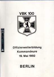 Offizierweiterbildung Kommandeure 19. Mai 1992 BERLIN Offizierweiterbildung Kommandeure 19. Mai 1992 BERLIN