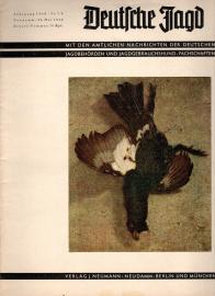 Deutsche Jagd - Mit den amtlichen Nachrichten der deutschen Jagdbehörden und Jagdgebrauchshundfachschaften - Jg. 1940, Nr. 7/8