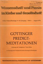 Ordnung der Predigttexte, Vierte Reihe, 13. Sonntag nach Trinitatis bis letzter Sonntag im Kirchenjahr Ordnung der Predigttexte, Vierte Reihe, 13. Sonntag nach Trinitatis bis letzter Sonntag im Kirchenjahr