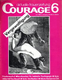 aktuelle frauenzeitung COURAGE 6 , 5.Jg. Juni 1980