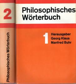 Philosophisches Wörterbuch ( 2 Bände ) Philosophisches Wörterbuch ( 2 Bände )
