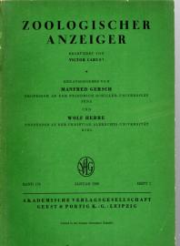 Zoologischer Anzeiger. Band 176, Heft 1