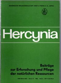 HERCYNIA. Beiträge zur Erforschung und Pflege natürlicher Ressourcen. Band 19, 1982 Heft 4 HERCYNIA. Beiträge zur Erforschung und Pflege natürlicher Ressourcen. Band 19, 1982 Heft 4