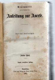Anleitung zur Ascese. Dritter Theil Anleitung zur Ascese. Dritter Theil
