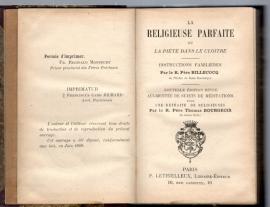 La religieuse parfaite ou la piété dans le cloître La religieuse parfaite ou la piété dans le cloître