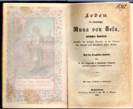 Leben der ehrwürdigen Anna von Jesu, unbeschuhten Karmeliterin, Gehilfin der hl. Theresia in der Reform des Karmel und Gründerin vieler Klöster. Leben der ehrwürdigen Anna von Jesu, unbeschuhten Karmeliterin, Gehilfin der hl. Theresia in der Reform des Karmel und Gründerin vieler Klöster.