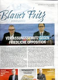Blauer Fritz : Zeitung der AfD-Fraktion im Landtag Brandenburg II. Quart. 2024 Blauer Fritz : Zeitung der AfD-Fraktion im Landtag Brandenburg II. Quart. 2024
