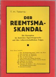 Der Reemtsma-Skandal- Die Korruption im deutschen Zigarettengewerbe und ihre volkswirtschaftlichen Folgen Der Reemtsma-Skandal- Die Korruption im deutschen Zigarettengewerbe und ihre volkswirtschaftlichen Folgen