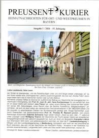 Preussen Kurier Heimatnachrichten für Ost- und Westpreussen in Bayern 15. Jhg. Ausg. 1/2024 Preussen Kurier Heimatnachrichten für Ost- und Westpreussen in Bayern 15. Jhg. Ausg. 1/2024