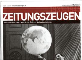 Zeitungszeugen Nr. 5 - Hitler spielt mit der Welt Zeitungszeugen Nr. 5 - Hitler spielt mit der Welt