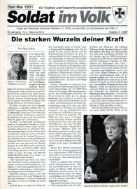 Soldat im Volk - Organ des Verbandes deutscher Soldaten e.V. 59. Jhg. Nr. 3 Mai/Juni 2010 Soldat im Volk - Organ des Verbandes deutscher Soldaten e.V. 59. Jhg. Nr. 3 Mai/Juni 2010