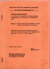 Preisrechnungsvorschrift Teil II: Sonstige Hersteller (Handwerk, Volkseigener Einzelhandel HO, Mitropa) Preisrechnungsvorschrift Teil II: Sonstige Hersteller (Handwerk, Volkseigener Einzelhandel HO, Mitropa)