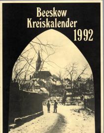 Beeskow Kreiskalender 1992 Beeskow Kreiskalender 1992
