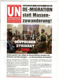 UN Unabhängige Nachrichten - Wahrheit - Klarheit - Offenheit. 56. Jhg 2024 UN Unabhängige Nachrichten - Wahrheit - Klarheit - Offenheit. 56. Jhg 2024