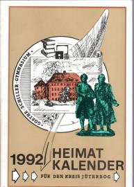 Heimatkalender für den Kreis Jüterbog 1992. Heimatkalender für den Kreis Jüterbog 1992.