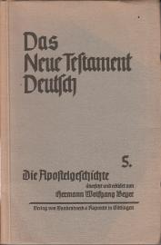 Das Neue Testament Deutsch. Bd. 5: Die Apostelgeschichte 