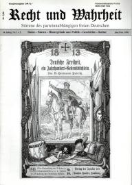 Recht und Wahrheit. Stimme des parteiunabhängigen freien Deutschen 14. Jg. Nr. 1+2
