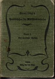 Geerling's Handbücher für Militäranwärter Band I Der deutsche Aufsatz