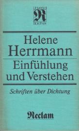 Einfühlung und Verstehen. Schriften über Dichtung Einfühlung und Verstehen. Schriften über Dichtung