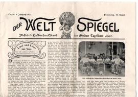 Der WELT SPIEGEL Illustrierte Halbwochen-Chronik des Berliner Tageblatts Nr. 65 vom 13. Aug. 1903