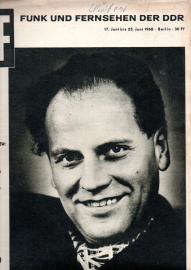FF - Funk und Fernsehen der DDR. Ausgabe 25/1968, (3. Juniheft)