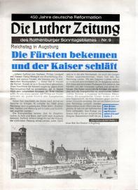 Die Luther Zeitung des Rothenburger Sonntagsblattes - 450 Jahre deutsche Reformation Nr. 9
