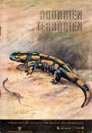 Aquarien und Terrarien. Monatsschrift für alle Gebiete der Aquarien- und Terrarienkunde 3. Jg. Heft 5