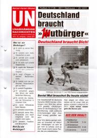 UN Unabhängige Nachrichten - Wahrheit - Klarheit - Offenheit. 43. Jhg 2016 UN Unabhängige Nachrichten - Wahrheit - Klarheit - Offenheit. 43. Jhg 2016