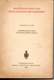 Bildungsauftrag und Bildungspläne der Gymnasien Bildungsauftrag und Bildungspläne der Gymnasien